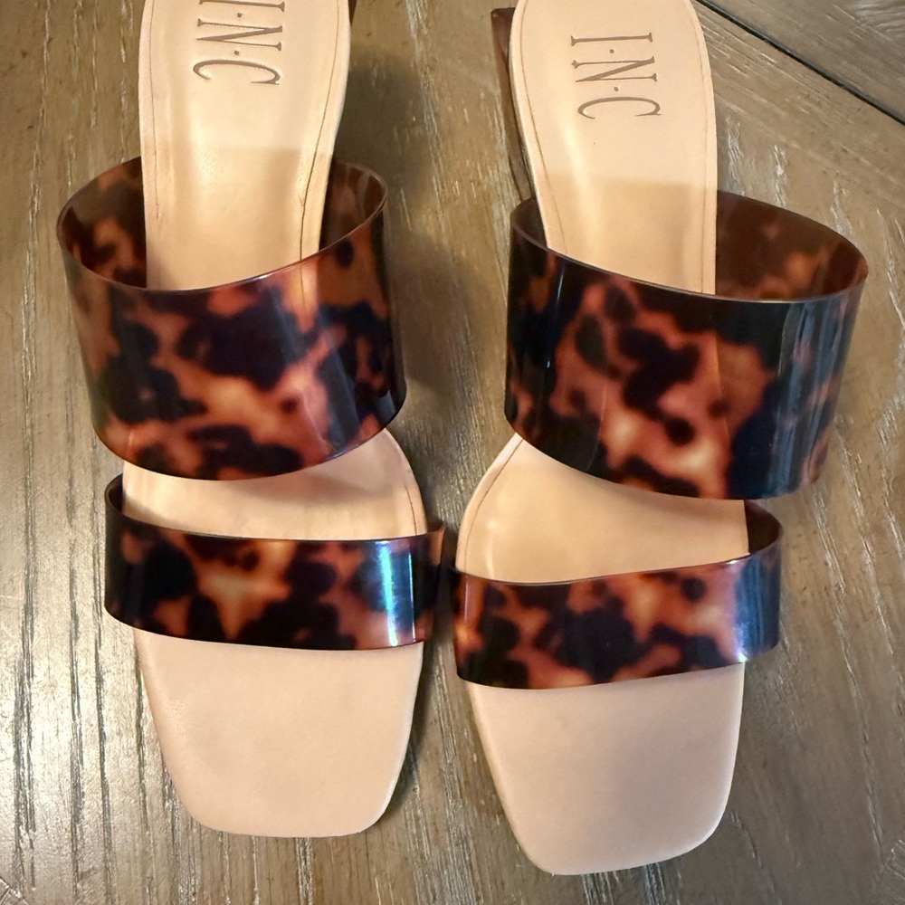 INC International Concepts Women's Tortoise Shell Sandals